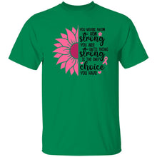 Load image into Gallery viewer, YOU NEVER KNOW HOW STRONG YOU ARE - Now Ya Talkin Tees 2