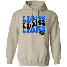 Load image into Gallery viewer, LIONS LIONS LIONS FOOTBALL WAVE - Now Ya Talkin Tees 2