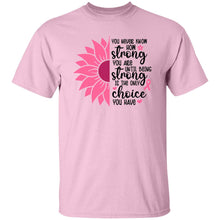 Load image into Gallery viewer, YOU NEVER KNOW HOW STRONG YOU ARE - Now Ya Talkin Tees 2