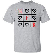 Load image into Gallery viewer, TIC TAC TOE HER T-Shirt