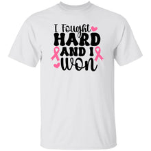Load image into Gallery viewer, I FOUGHT HARD AND I WON - Now Ya Talkin Tees 2