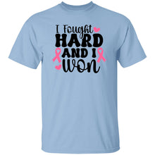Load image into Gallery viewer, I FOUGHT HARD AND I WON - Now Ya Talkin Tees 2