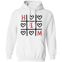 Load image into Gallery viewer, xo_him-01 TIC TAC TOE HIM Hoodie