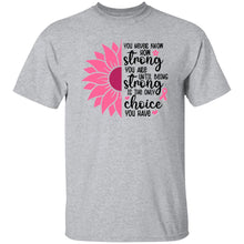 Load image into Gallery viewer, YOU NEVER KNOW HOW STRONG YOU ARE - Now Ya Talkin Tees 2