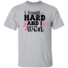 Load image into Gallery viewer, I FOUGHT HARD AND I WON - Now Ya Talkin Tees 2