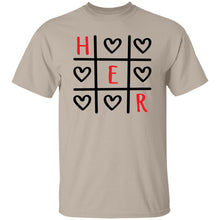 Load image into Gallery viewer, TIC TAC TOE HER T-Shirt
