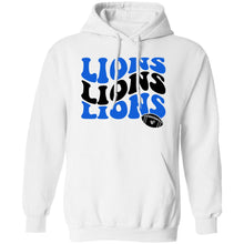 Load image into Gallery viewer, LIONS LIONS LIONS FOOTBALL WAVE - Now Ya Talkin Tees 2