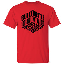 Load image into Gallery viewer, HUSTLE NOT HANDED BLACK CUBE T-SHIRT - Now Ya Talkin Tees 2