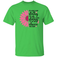 Load image into Gallery viewer, YOU NEVER KNOW HOW STRONG YOU ARE - Now Ya Talkin Tees 2