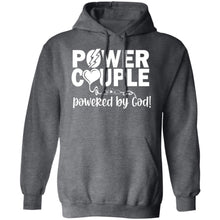 Load image into Gallery viewer, Power Couple POWERED BY GOD HOODIE
