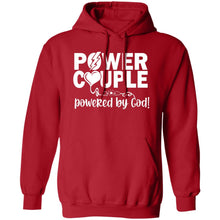 Load image into Gallery viewer, Power Couple Powered by God Hoodie
