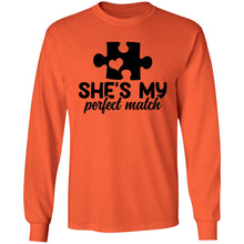 Load image into Gallery viewer, She&#39;s My Perfect Match Long sleeve
