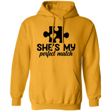 Load image into Gallery viewer, She&#39;s My Perfect match Hoodie
