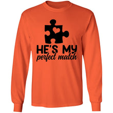 Load image into Gallery viewer, He&#39;s My Perfect Match Long sleeve
