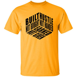 HUSTLE NOT HANDED BLACK CUBE T-SHIRT