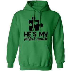 He's My Perfect Match Hoodie