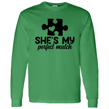 Load image into Gallery viewer, She&#39;s My Perfect Match Long sleeve
