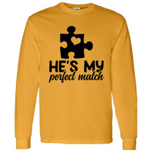 Load image into Gallery viewer, He&#39;s My Perfect Match Long sleeve
