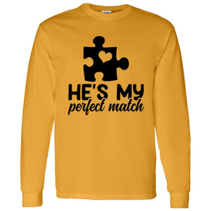 He's My Perfect Match Long sleeve