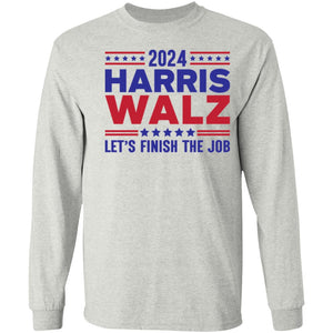 HARRIS WALZ LET'S FINISH THE JOB HARRIS WALZ