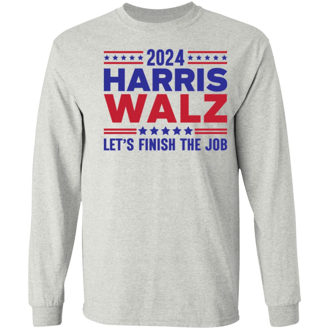 HARRIS WALZ LET'S FINISH THE JOB HARRIS WALZ