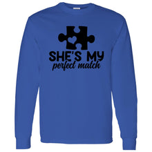 Load image into Gallery viewer, She&#39;s My Perfect Match Long sleeve
