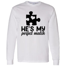 Load image into Gallery viewer, He&#39;s My Perfect Match Long sleeve
