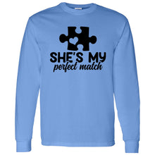 Load image into Gallery viewer, She&#39;s My Perfect Match Long sleeve
