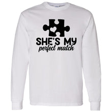 Load image into Gallery viewer, She&#39;s My Perfect Match Long sleeve
