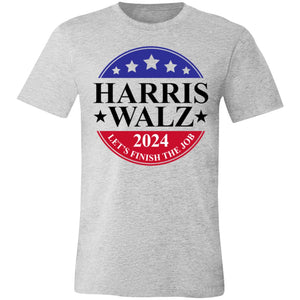 HARRIS WALZ BLUE RED CIRCLE HARRIS WALZ LET'S FINISH THE JOB