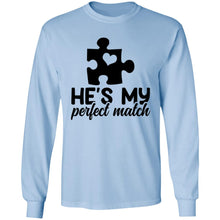 Load image into Gallery viewer, He&#39;s My Perfect Match Long sleeve
