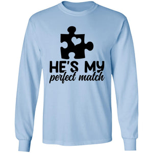 He's My Perfect Match Long sleeve