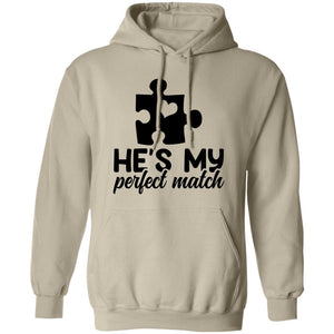 He's My Perfect Match Hoodie