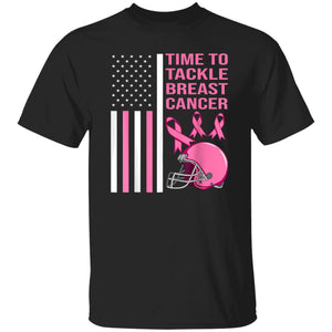 TIME TO TACKLE BREAST CANCER FLAG