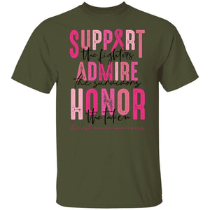 SUPPORT ADMIRE  HONOR BREAST CANCER AWARENESS