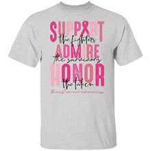 Load image into Gallery viewer, SUPPORT ADMIRE  HONOR BREAST CANCER AWARENESS
