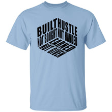 Load image into Gallery viewer, HUSTLE NOT HANDED BLACK CUBE T-SHIRT
