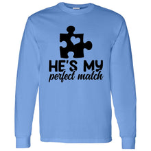 Load image into Gallery viewer, He&#39;s My Perfect Match Long sleeve
