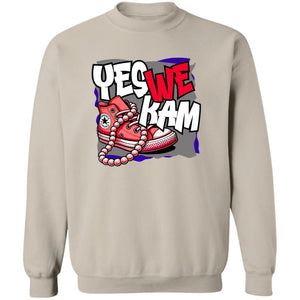 YES WE KAM RED AND BLUE YES WE KAM RED  Sweatshirt