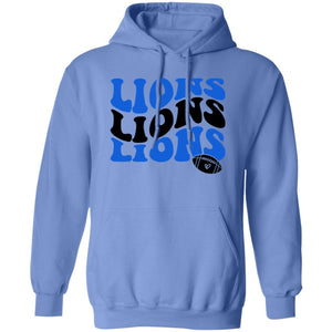 LIONS LIONS LIONS FOOTBALL WAVE