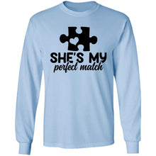 Load image into Gallery viewer, She&#39;s My Perfect Match Long sleeve
