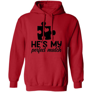 He's My Perfect Match Hoodie