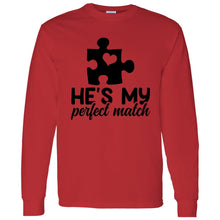 Load image into Gallery viewer, He&#39;s My Perfect Match Long sleeve
