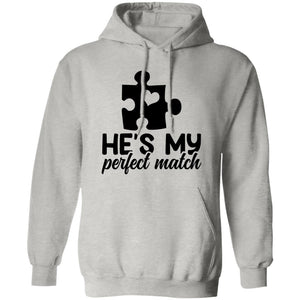 He's My Perfect Match Hoodie