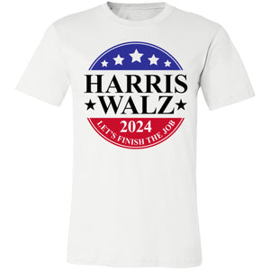 HARRIS WALZ BLUE RED CIRCLE HARRIS WALZ LET'S FINISH THE JOB