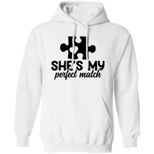 Load image into Gallery viewer, She&#39;s My Perfect match Hoodie
