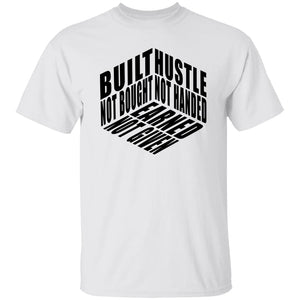 HUSTLE NOT HANDED BLACK CUBE T-SHIRT