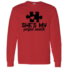 Load image into Gallery viewer, She&#39;s My Perfect Match Long sleeve
