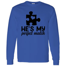 Load image into Gallery viewer, He&#39;s My Perfect Match Long sleeve
