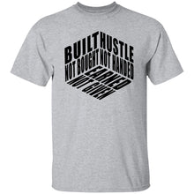 Load image into Gallery viewer, HUSTLE NOT HANDED BLACK CUBE T-SHIRT
